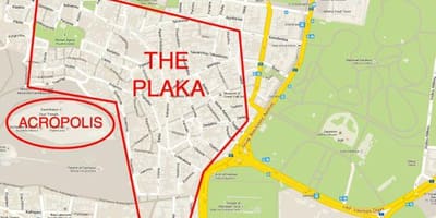Mapa athens hotel