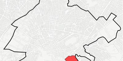 Mapa pagrati Atény