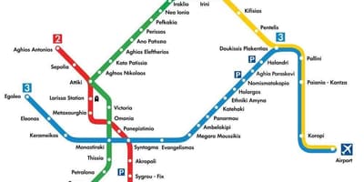 Mapa metra piraeus 