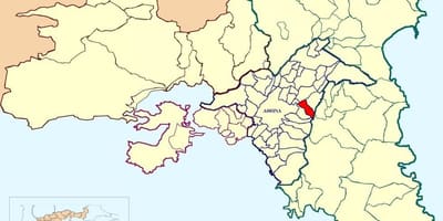 Mapa vyronas Atén